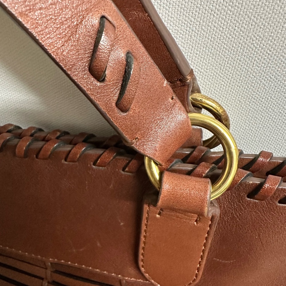 Elegant and rare Ralph Lauren Brown Leather Bag from the Safari collection - Picture 6 of 14